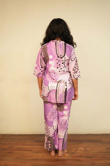 Abstract Artistic Kurta & Palazzo Set