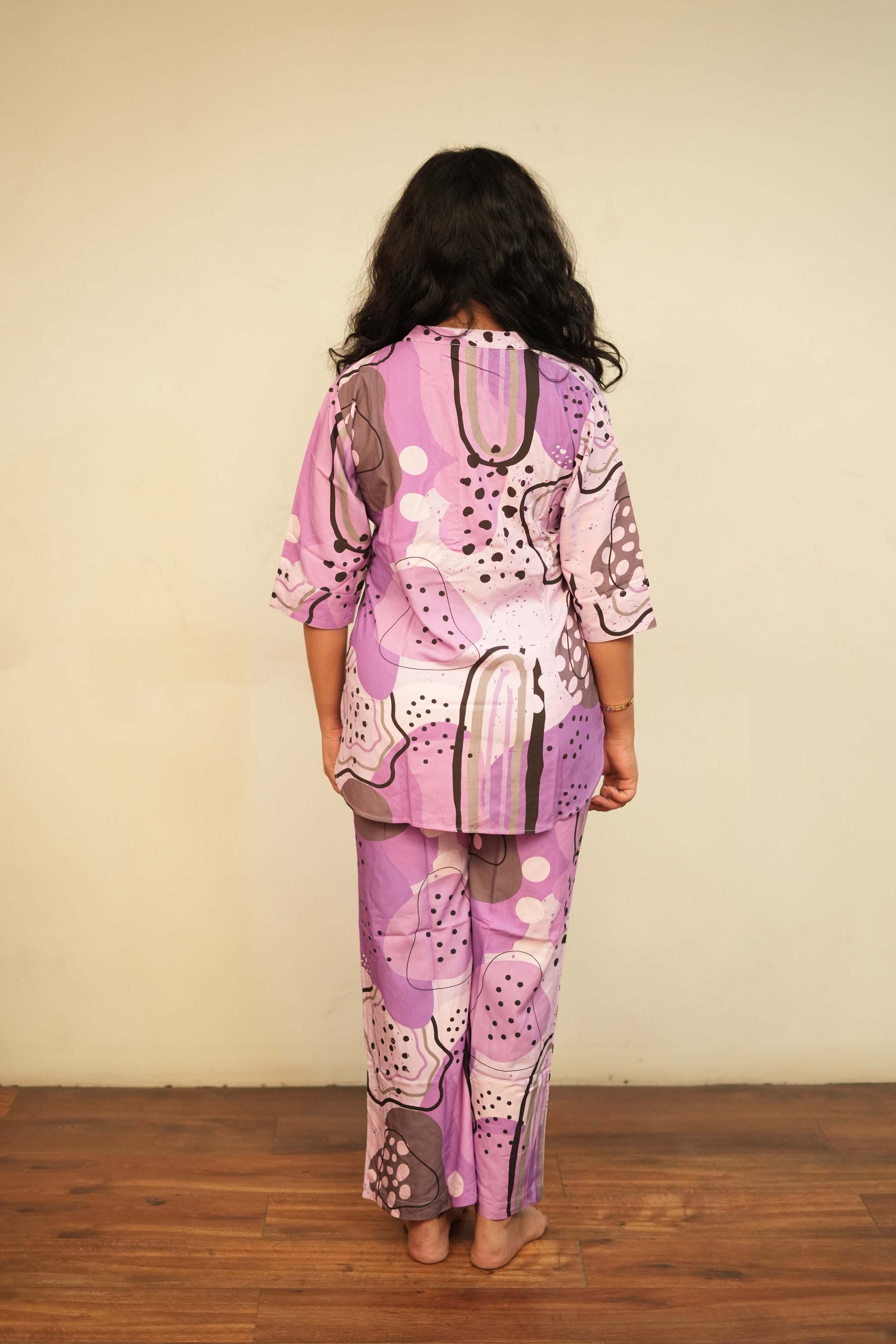 Abstract Artistic Kurta & Palazzo Set