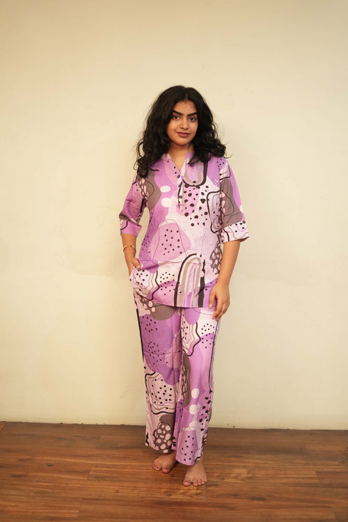 Abstract Artistic Kurta & Palazzo Set