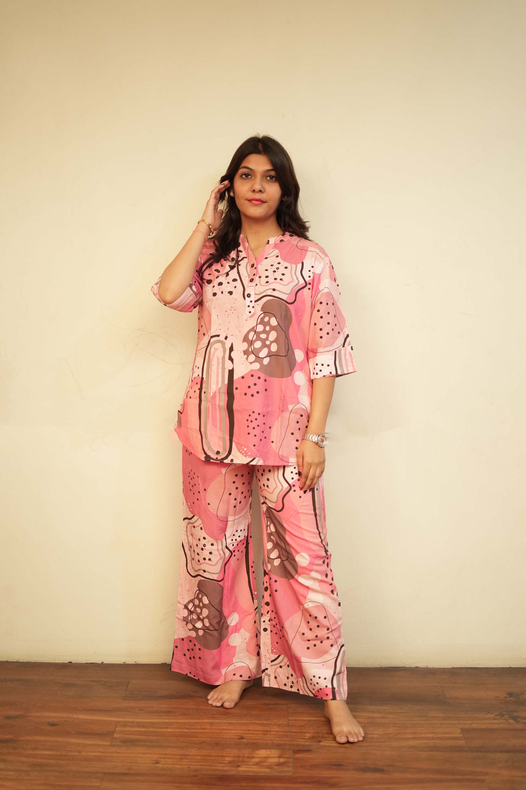 Abstract Artistic Kurta & Palazzo Set