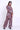 GroHood Mauve Line Co-ord Set – Striped Top & Wide-Leg Pants