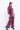 GroHood Wine Garden Co-ord Set – Floral Printed Tunic & Wide-Leg Pants