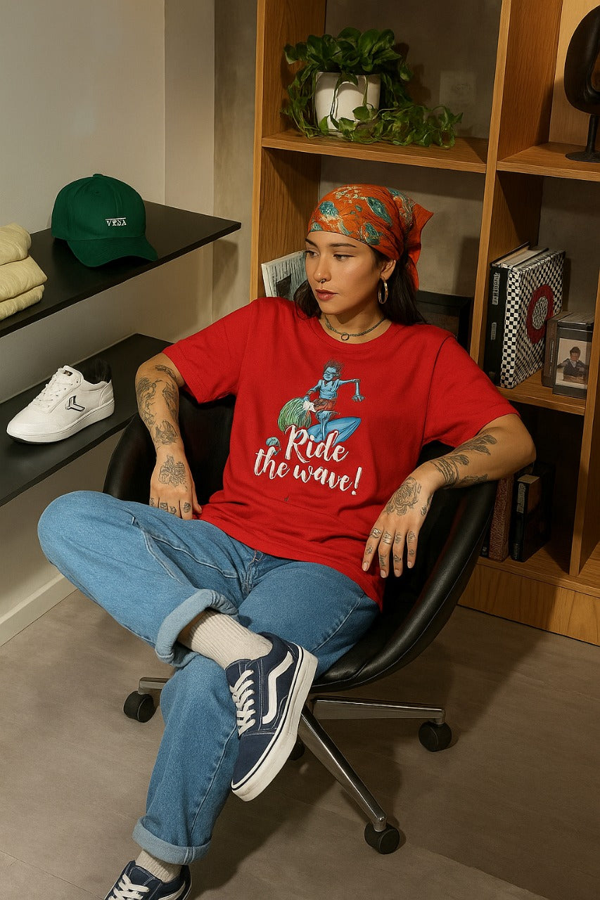 Women "Ride the Way" Oversized Tee